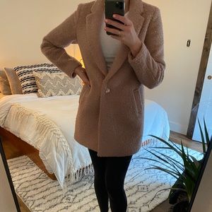 Mauve Teddy Coat